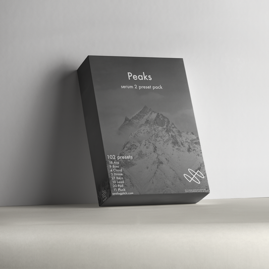 Analogpitch - Peaks (Serum 2 Preset Pack)